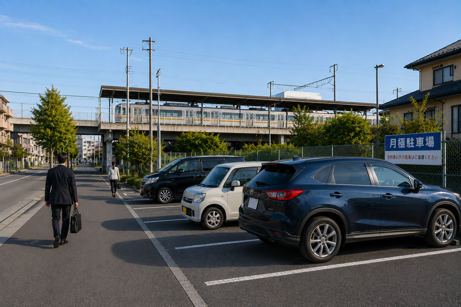 郡山富田駅周辺の月極駐車場4選|料金相場・駅からの距離・初期費用を比較
